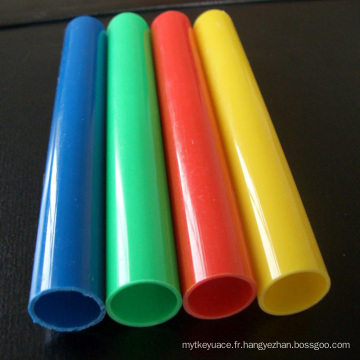 Tubes ronds en plastique rigides polychromes de PVC de 42mm